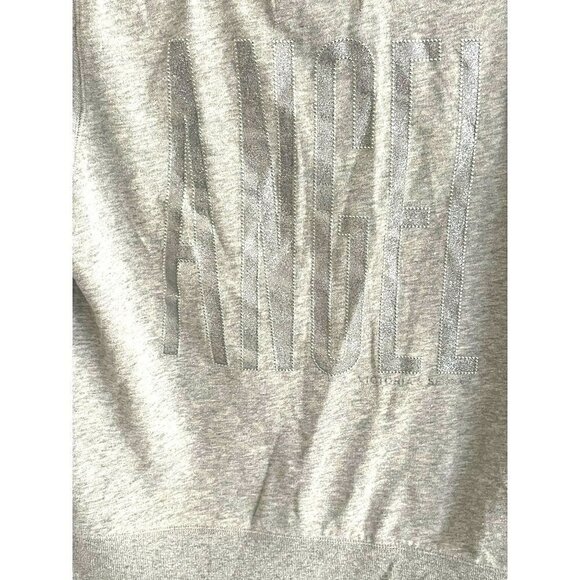 VICTORIA SECRET SUPERMODEL ESSENTIAL WOMENS GRAY ZIPPER HOODIE SIZE L - Picture 11 of 13